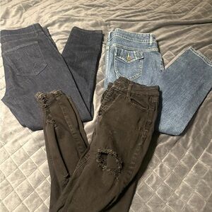 Stylish Denim Jeans Trio
